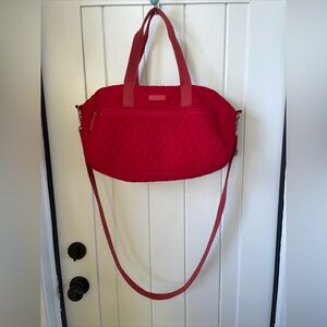 Vera Bradley Tango Red Pattern Grand Traveler Bag